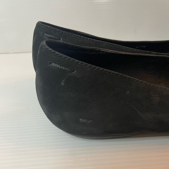 Eileen Fisher Jil Tumbled Nubuck Flat Black Size 7.5 - Picture 5 of 6